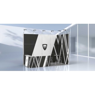 300 cm modular support with 100 x 100 cm panel