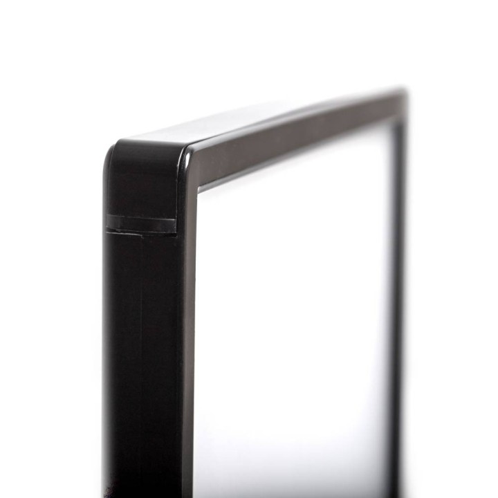 Expositor LED de sobremesa DL negro recargable | Stand Expo
