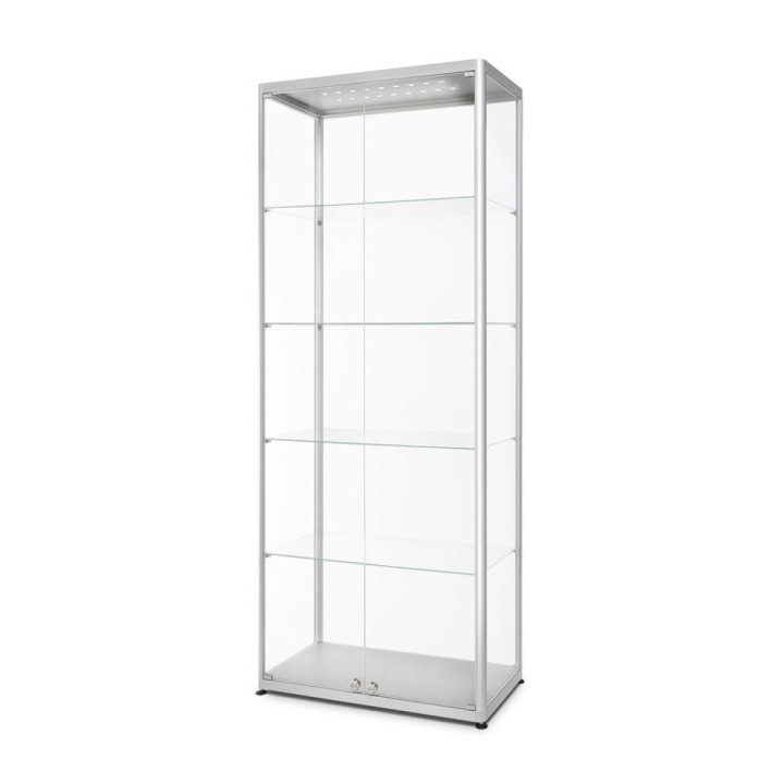 LED Glass Display Case 80 × 40 × 200 cm | Stand Expo