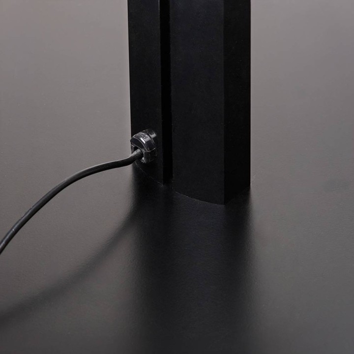 Totem lumineux LED A1 sur pied noir | Stand Expo