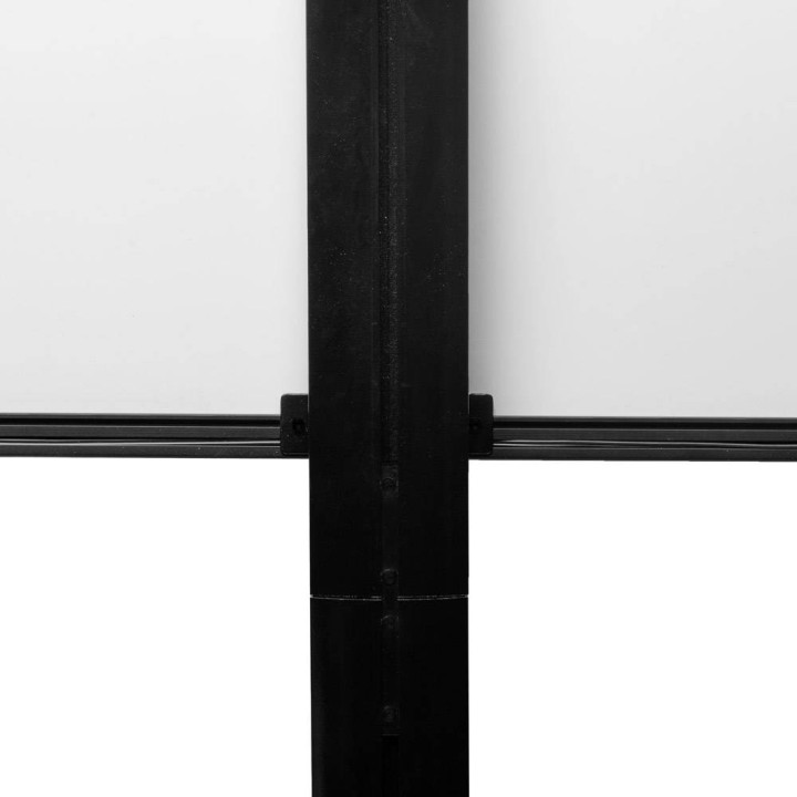 Totem lumineux LED A1 sur pied noir | Stand Expo