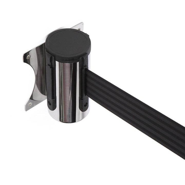 Wall-mounted retractable belt barrier 3 m | Stand Expo