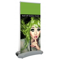 Outdoor roll-up double sided