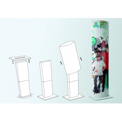Double-sided convex totem