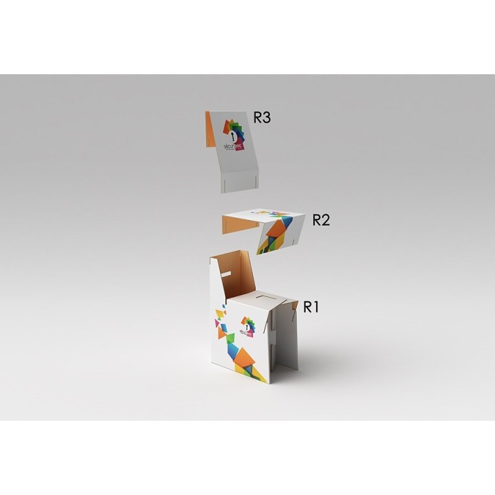 Chaise en carton