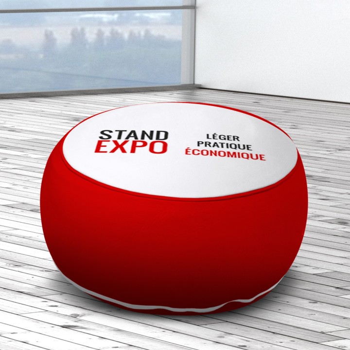 POUF GONFLABLE PERSONNALISABLE