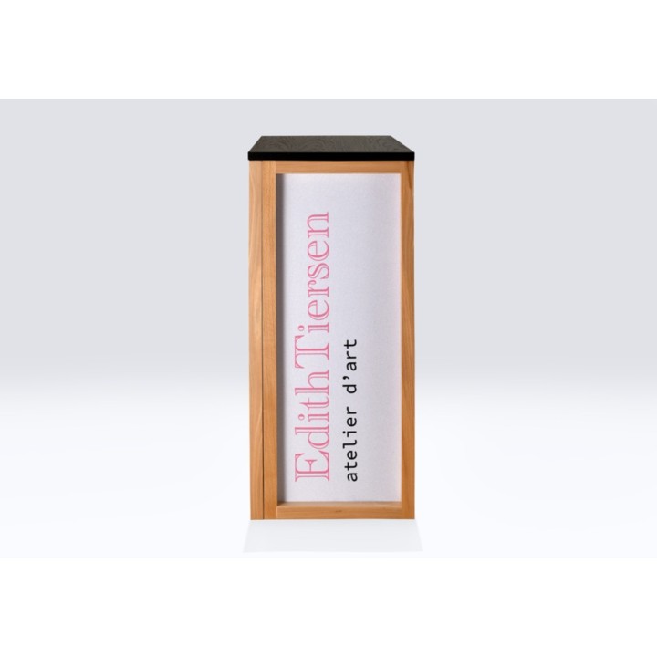 Wooden Reception Counter - Stand Expo