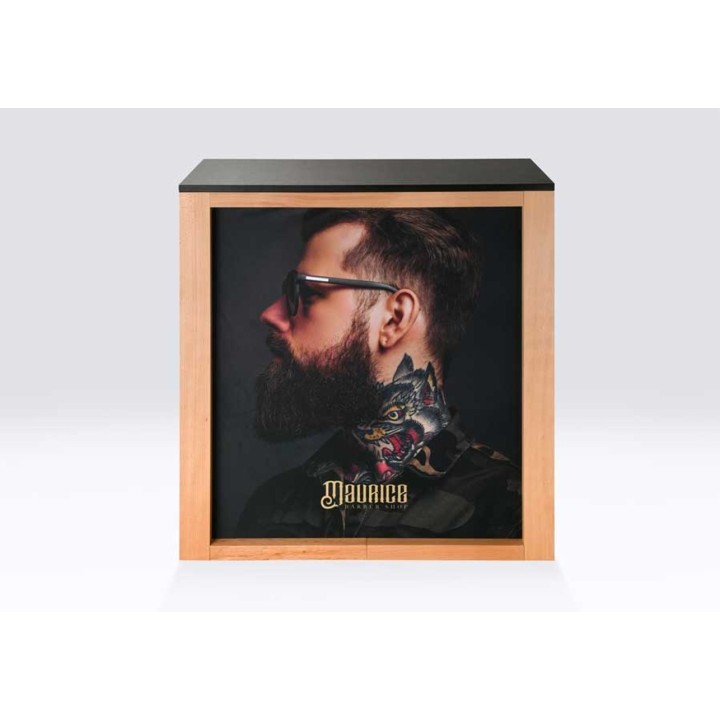 Wooden Reception Counter - Stand Expo